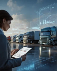 kurumsal lojistik, maliyet optimizasyonu, zaman yönetimi, raporlama avantajları, kurumsal taşımacılık, lojistik verimliliği, filo yönetimi, veri odaklı lojistik